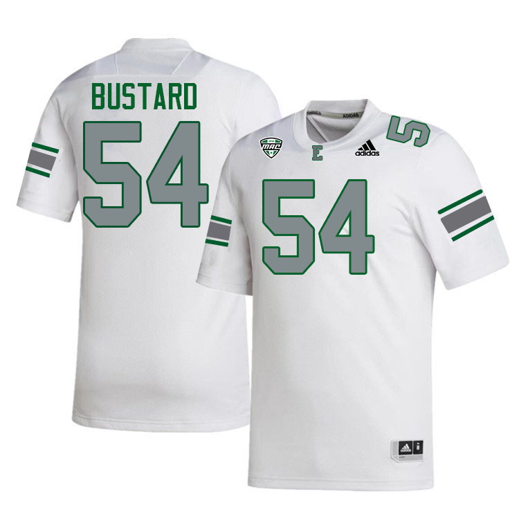 Eastern Michigan Eagles #54 Blake Bustard College Football Jerseys Stitched-White